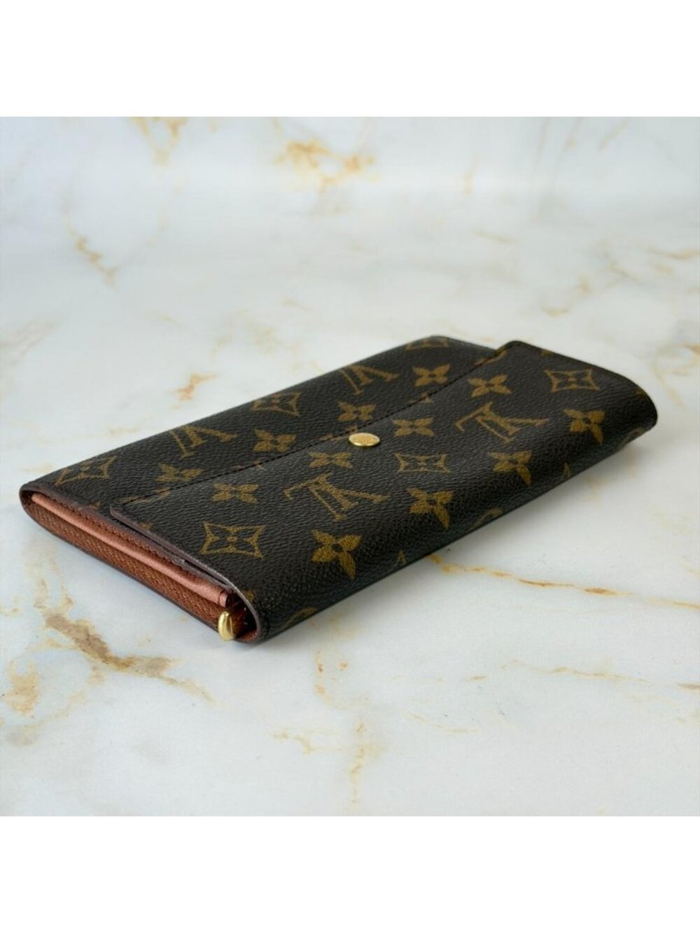 Louis Vuitton Monogram Portefeuille Sarah Wallet - Picture 8 of 15